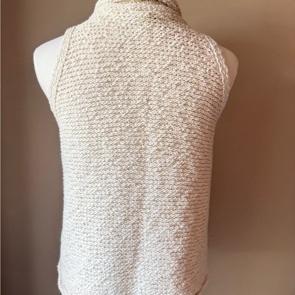Pilcro Cream Cowl Turtleneck Sweater - Picture 4 of 8